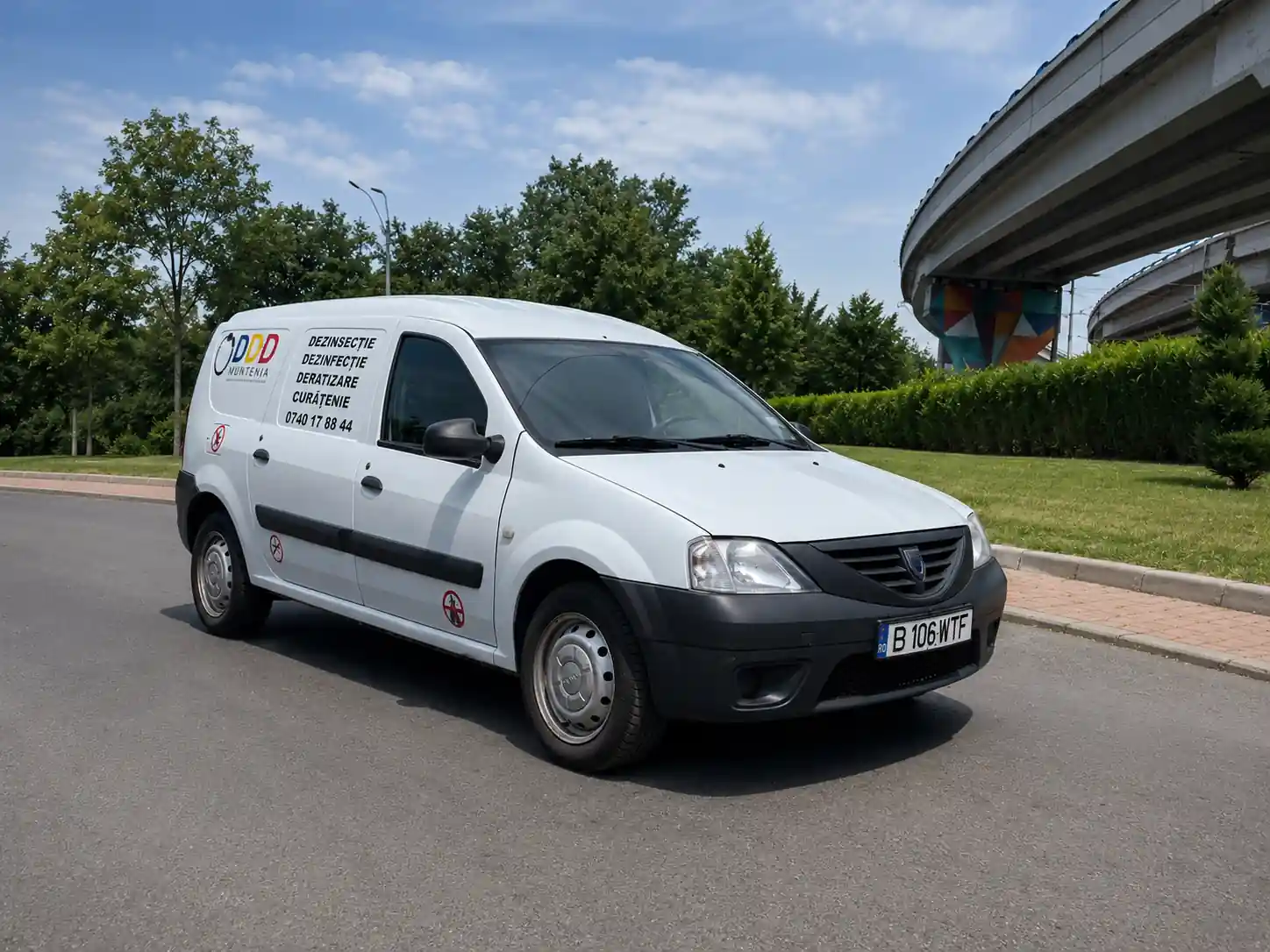 Autovehicul inscripționat DDD Muntenia